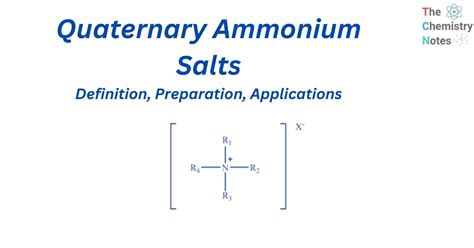 Quaternary Ammonium Salts: Giải Pháp Siêu Quai Trong Công Nghệ Xử Lý Nước Và Sản Xuất Hóa Chất?